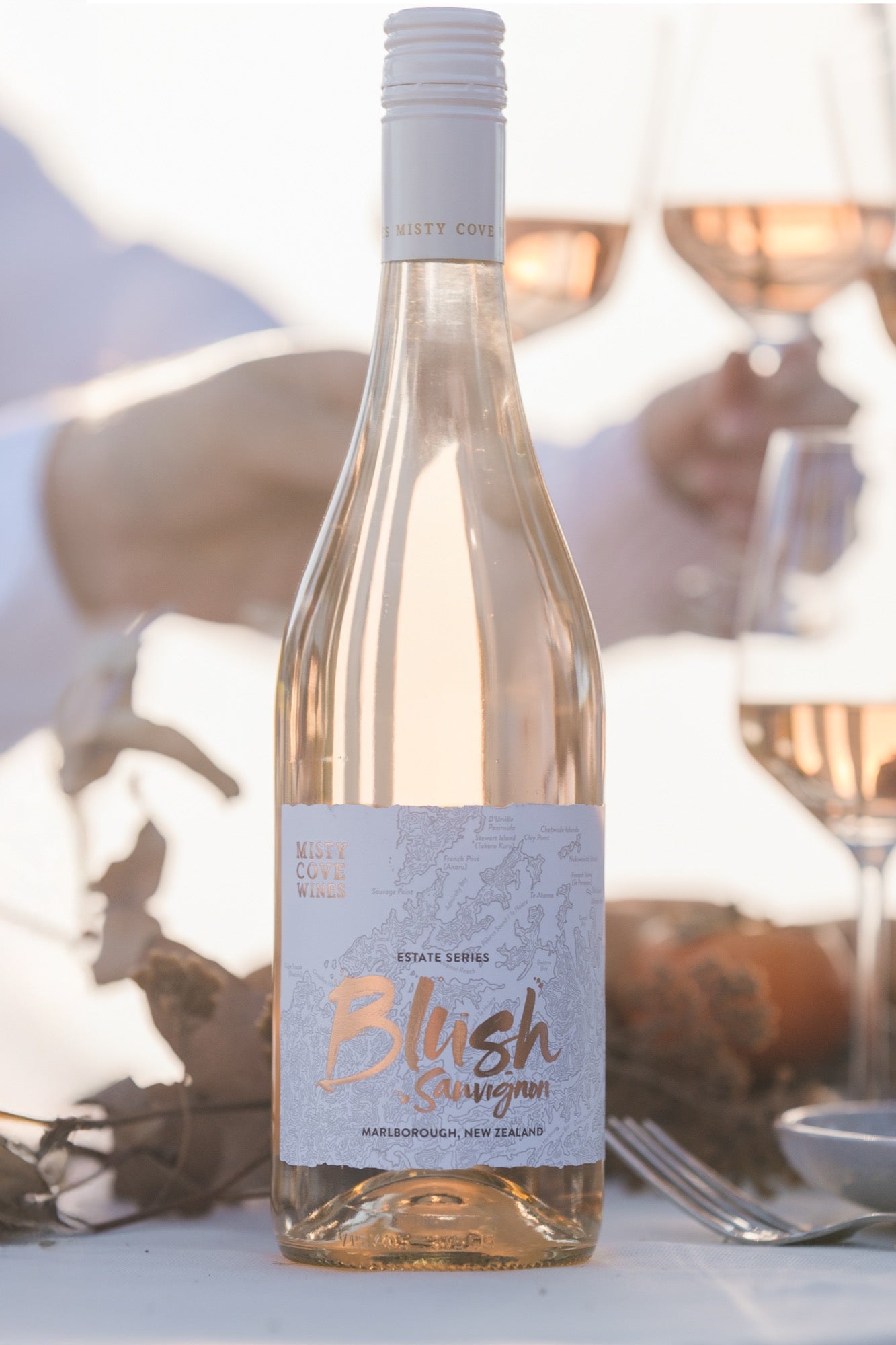 Blush Sauvignon — poured and enjoyed